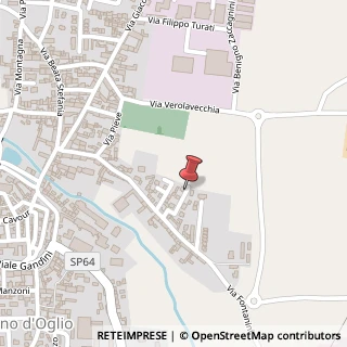 Mappa Via Giorgio Amendola, 19, 25027 Quinzano d'Oglio BS, Italia, 25028 Verolanuova, Brescia (Lombardia)
