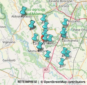 Mappa Via Pionnio, 27022 Casorate Primo PV, Italia (6.3115)