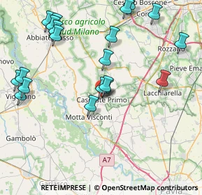 Mappa Via Pionnio, 27022 Casorate Primo PV, Italia (9.464)