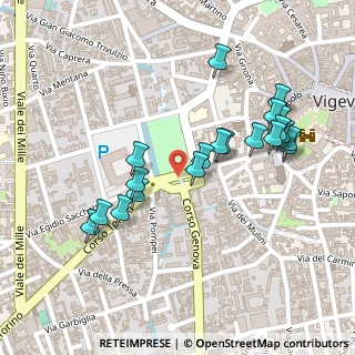 Mappa Piazza Alessandro Volta, 27029 Vigevano PV, Italia (0.237)