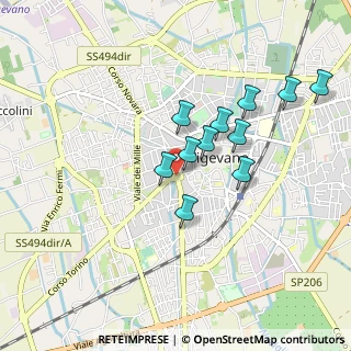 Mappa Piazza Alessandro Volta, 27029 Vigevano PV, Italia (0.77727)