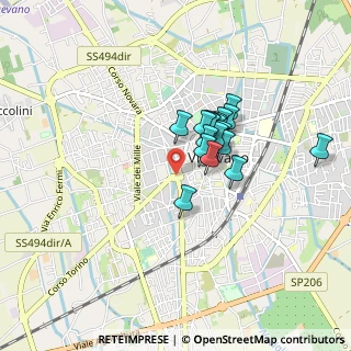 Mappa Piazza Alessandro Volta, 27029 Vigevano PV, Italia (0.59389)