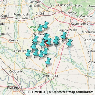 Mappa Via Santa Maria, 25027 Quinzano d'Oglio BS, Italia (9.197)