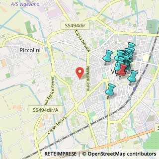 Mappa Via Luigi Settembrini, 27029 Vigevano PV, Italia (1.14529)
