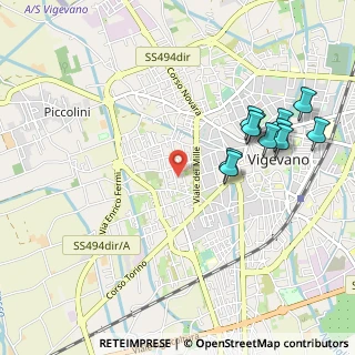 Mappa Via Luigi Settembrini, 27029 Vigevano PV, Italia (1.08364)