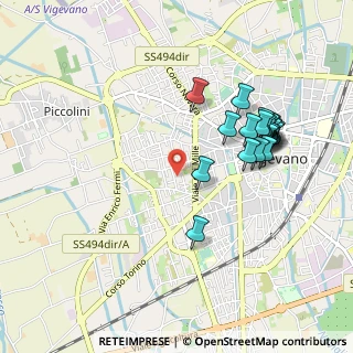 Mappa Via Luigi Settembrini, 27029 Vigevano PV, Italia (0.9695)