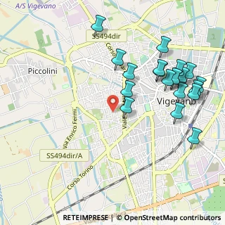 Mappa Via Settembrini Luigi, 27029 Vigevano PV, Italia (1.156)