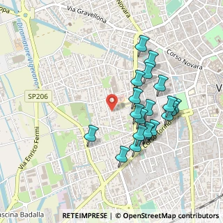 Mappa Via Luigi Settembrini, 27029 Vigevano PV, Italia (0.4375)