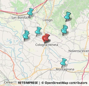 Mappa Viale Industria, 37044 Cologna Veneta VR, Italia (6.72727)