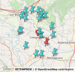 Mappa Viale Industria, 37044 Cologna Veneta VR, Italia (7.294)