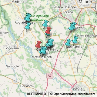 Mappa Via Gottardo Delfinoni, 27022 Casorate Primo PV, Italia (6.235)