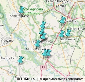 Mappa Via Gottardo Delfinoni, 27022 Casorate Primo PV, Italia (6.0025)
