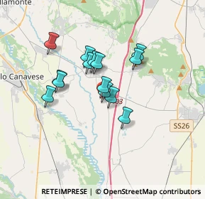 Mappa Via dei Mille, 10090 San Giusto Canavese TO, Italia (2.615)