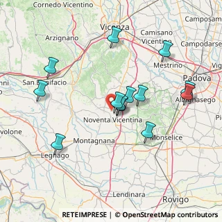 Mappa Via Peraro, 36025 Noventa vicentina VI, Italia (14.39846)