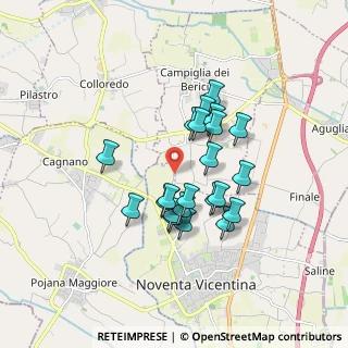 Mappa Via Peraro, 36025 Noventa vicentina VI, Italia (1.4)
