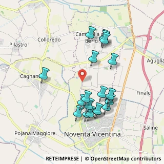 Mappa Via Peraro, 36025 Noventa vicentina VI, Italia (1.8525)