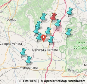 Mappa Via Peraro, 36025 Noventa vicentina VI, Italia (6.435)