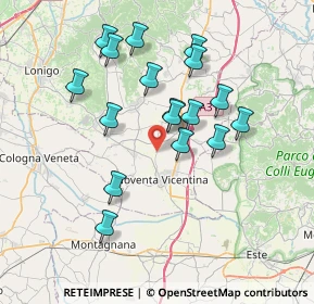 Mappa Via Peraro, 36025 Noventa vicentina VI, Italia (6.77941)