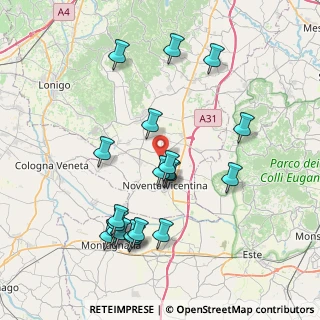 Mappa Via Peraro, 36025 Noventa vicentina VI, Italia (8.1)