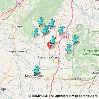 Mappa Via Peraro, 36025 Noventa vicentina VI, Italia (7.18)
