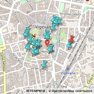 Mappa Via Cairoli, 27029 Vigevano PV, Italia (0.19)