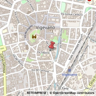 Mappa Via Cairoli,  21, 27029 Vigevano, Pavia (Lombardia)