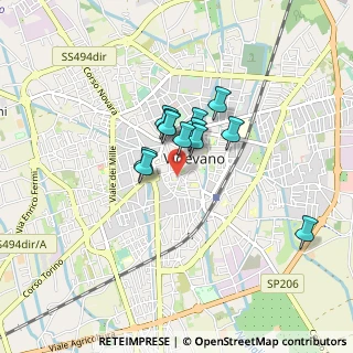 Mappa Piazza Beato Matteo, 27029 Vigevano PV, Italia (0.565)