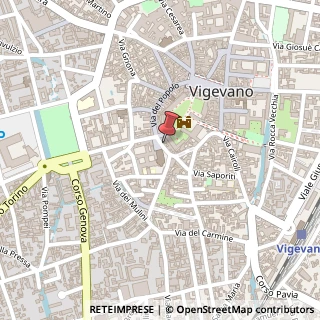 Mappa Via Carrobbio, 6, 27029 Vigevano, Pavia (Lombardia)