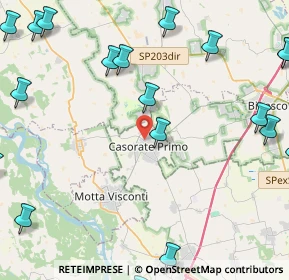 Mappa Via Gramegna, 27022 Casorate Primo PV, Italia (6.6045)