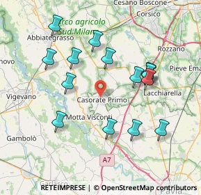 Mappa Via Gramegna, 27022 Casorate Primo PV, Italia (7.534)