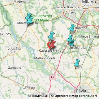 Mappa Via Gramegna, 27022 Casorate Primo PV, Italia (7.14364)