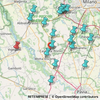 Mappa Via Gramegna, 27022 Casorate Primo PV, Italia (9.8875)