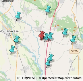 Mappa Piazza Cesare Battisti, 10090 San Giusto Canavese TO, Italia (3.68417)