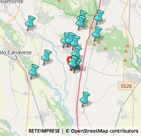 Mappa Piazza Cesare Battisti, 10090 San Giusto Canavese TO, Italia (3.02)