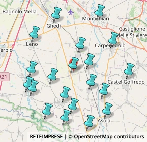 Mappa SP 37, 25010 Calvisano BS (8.837)