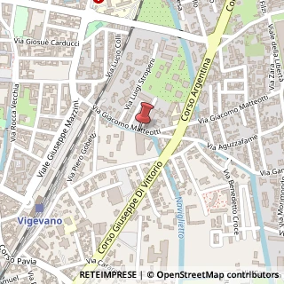 Mappa Via Giacomo Matteotti,  11, 27029 Vigevano, Pavia (Lombardia)