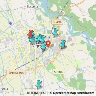 Mappa Via Lucania, 27029 Vigevano PV, Italia (1.43636)