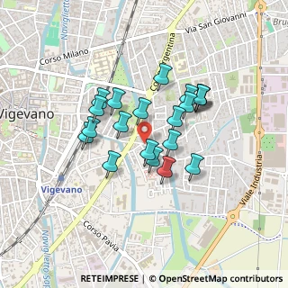 Mappa Via Bellerio, 27029 Vigevano PV, Italia (0.3405)