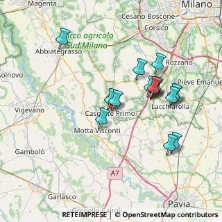 Mappa Via Magnaghi, 27022 Casorate Primo PV, Italia (7.10063)