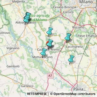 Mappa Via Magnaghi, 27022 Casorate Primo PV, Italia (7.69417)