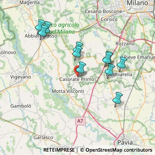 Mappa Via Magnaghi, 27022 Casorate Primo PV, Italia (7.66909)