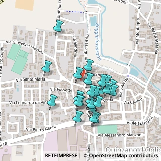 Mappa Via Cirimbelli, 25027 Quinzano d'Oglio BS, Italia (0.2)