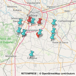 Mappa 35020 Casalserugo PD, Italia (7.04167)