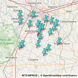Mappa 35020 Casalserugo PD, Italia (6.845)