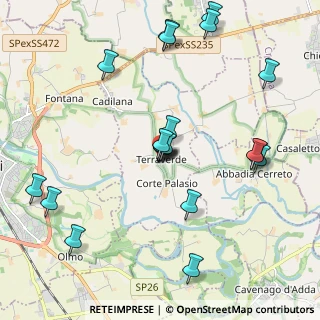 Mappa Via Eugenio Montale, 26834 Corte Palasio LO, Italia (2.15)