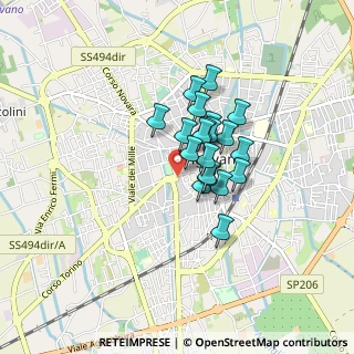 Mappa Corso della Repubblica, 27029 Vigevano PV, Italia (0.5515)