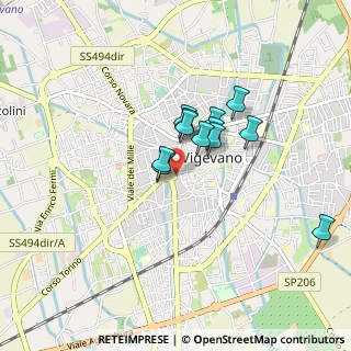 Mappa Corso della Repubblica, 27029 Vigevano PV, Italia (0.61583)