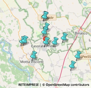 Mappa Via I Maggio, 27022 Casorate Primo PV, Italia (3.32333)