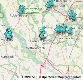 Mappa Via I Maggio, 27022 Casorate Primo PV, Italia (9.676)