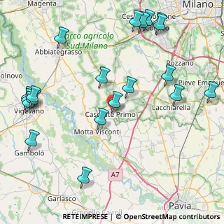 Mappa Via I Maggio, 27022 Casorate Primo PV, Italia (10.7215)